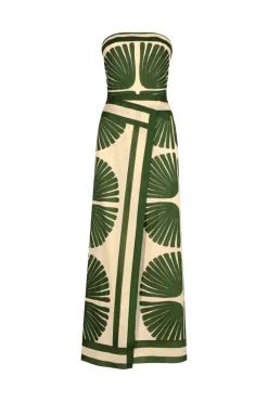 Clearance Ancient Peru Dress In Green Dresses