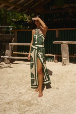 Sale Ancient Peru Dress In Green Trending Now
