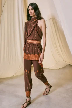 Sale Central Portions Sandals In Chocolate Shoes