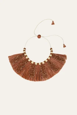 New Cine Afrique Necklace In Brown Jewelry