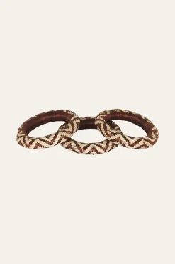 Outlet Cosmic Serpent Bangles In Cacao Jewelry