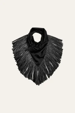 Hot Cowboy'S Journey Scarf In Black Shawls