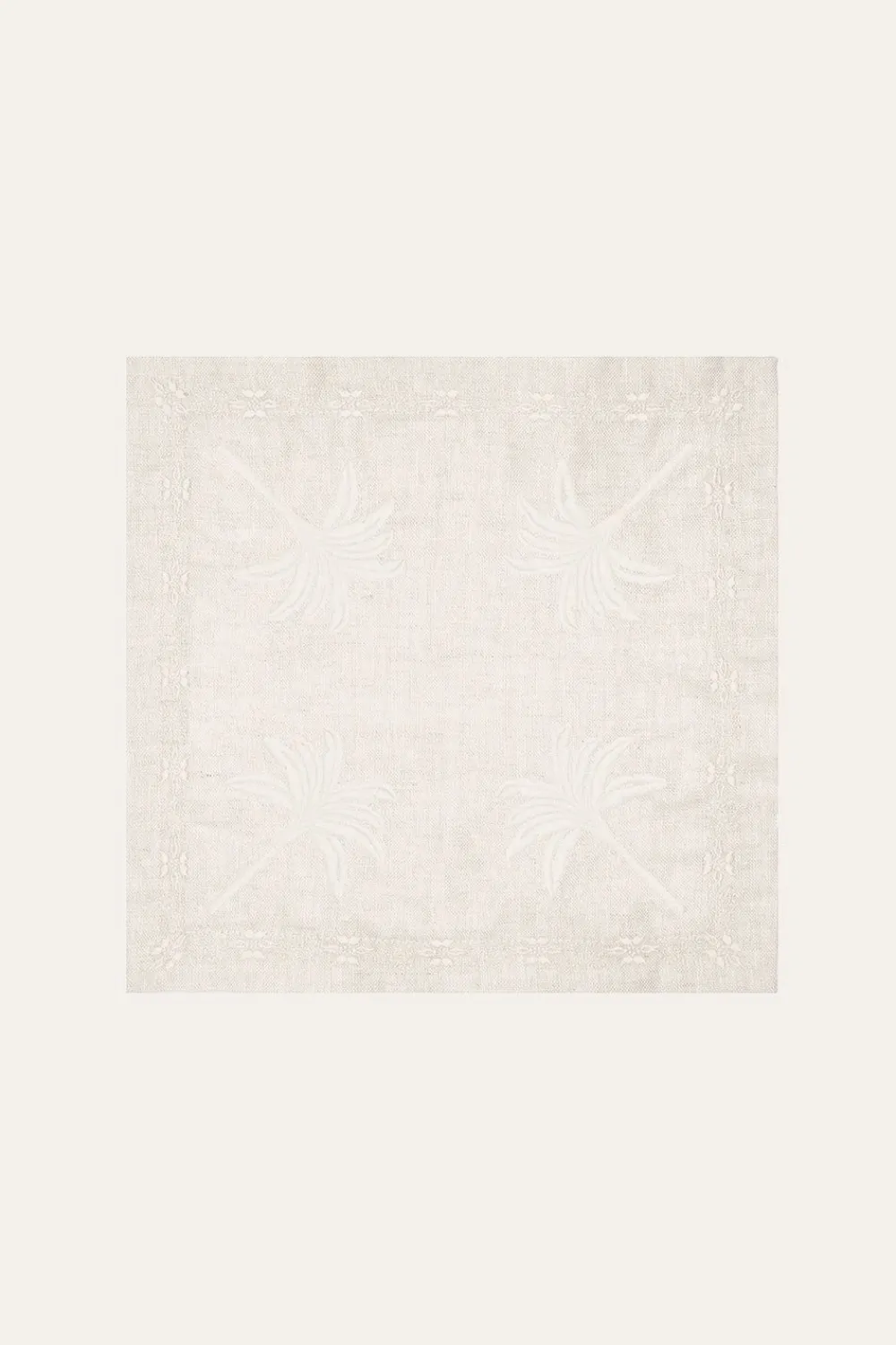 Outlet Cultivos Cocktail Napkin In Ecru Set Of 4 Table Linens