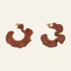Dance Elements Hoops In Terracota Jewelry