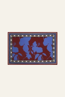 Discount Elongo Florals Shawl In Indigo Shawls