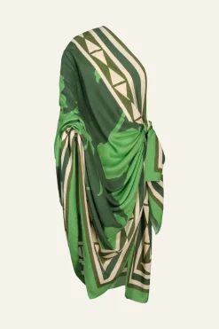 Online Elongo Florals Shawl In Jade Shawls
