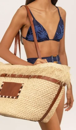 Best Enjipai Bikini Top In Navy Swimwear
