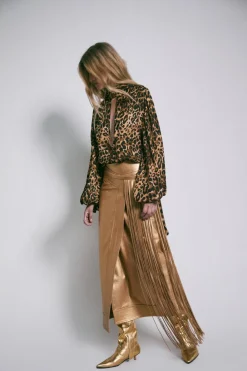 Exuberant Spirit Boots In Gold Shoes