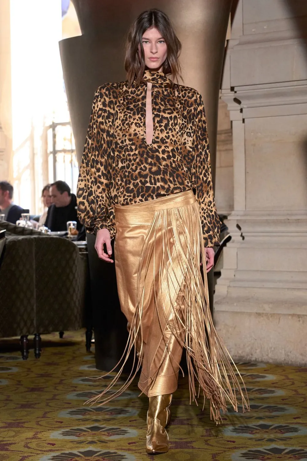Exuberant Spirit Boots In Gold Shoes