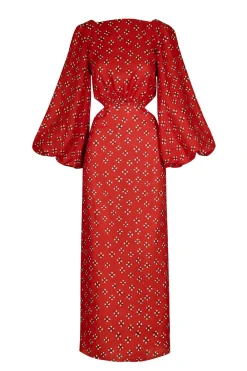 Outlet Geometric Composition Dress Dresses