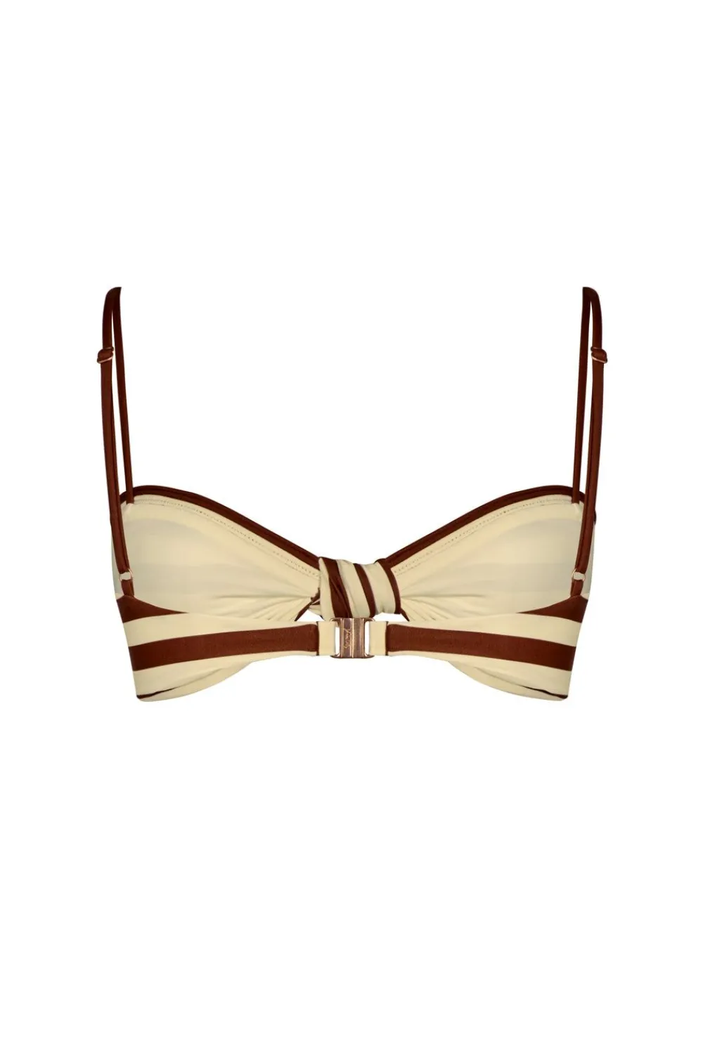 Sale Healing Tools Bikini Top In Ecru & Marsala Swimwear