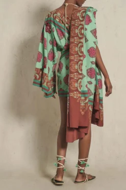 Online India Chintz Shawl In Green Shawls