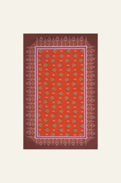 New India Chintz Shawl In Red Shawls