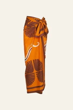 Best Kene Pareo In Orange Pareos & Coverups