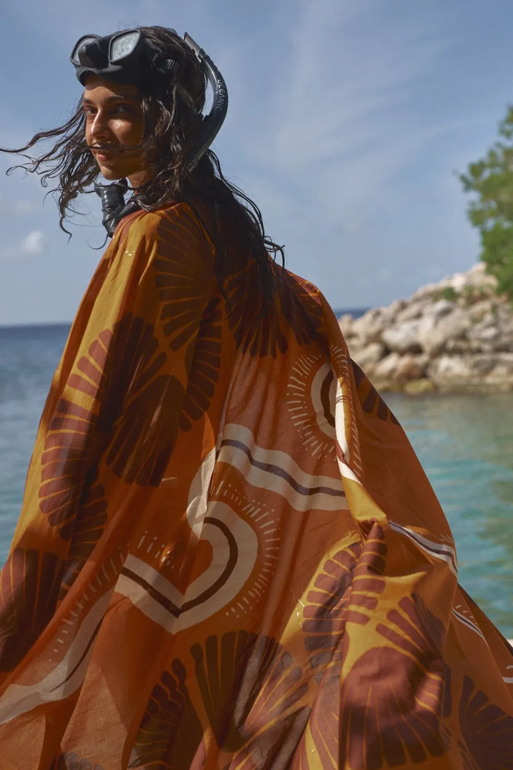 Best Kene Pareo In Orange Pareos & Coverups
