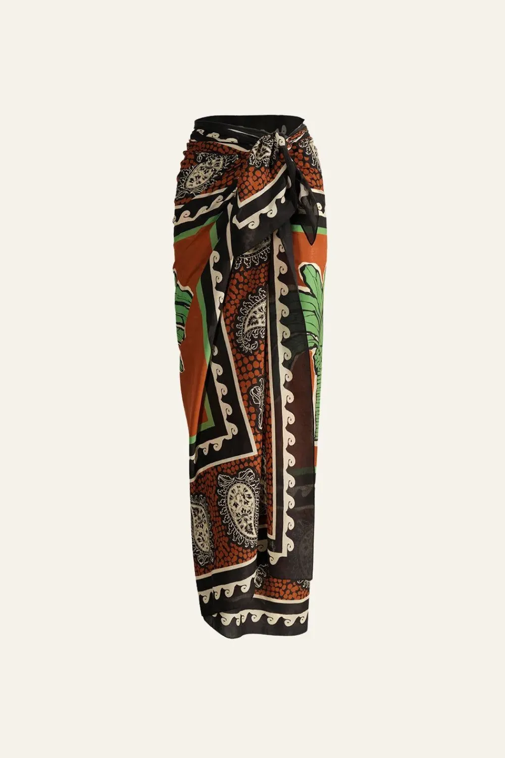 Discount Kilimanjaro Pareo In Carmine Pareos & Coverups