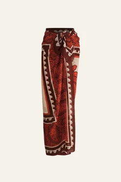 Hot Kilimanjaro Pareo In Red Pareos & Coverups