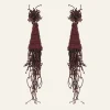 Discount La Boheme Earrings In Dark Burgundy Jewelry