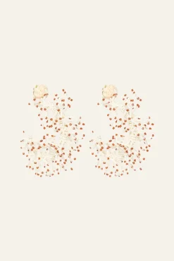 Online Leyendas Africanas Earrings In Ecru Jewelry