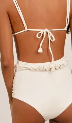 New Mahaba Bikini Bottom In Ecru Swimwear