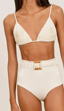 New Mahaba Bikini Bottom In Ecru Swimwear