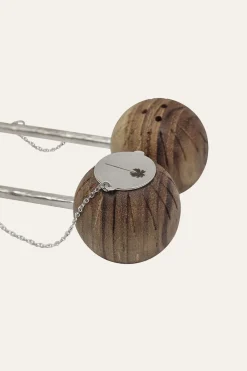 Marimba Mini Salt & Pepper In Silver Set Of 2 Table Tops