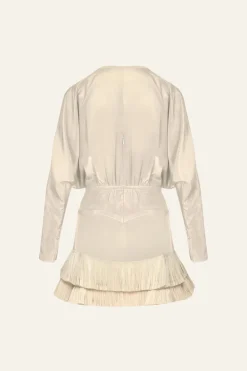 Hot Mojito Nights Dress In Ecru Dresses
