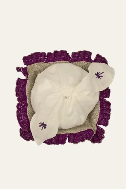 Outlet Mushroom Mandala Bread Basket In Acaii Set Of 2 Table Tops