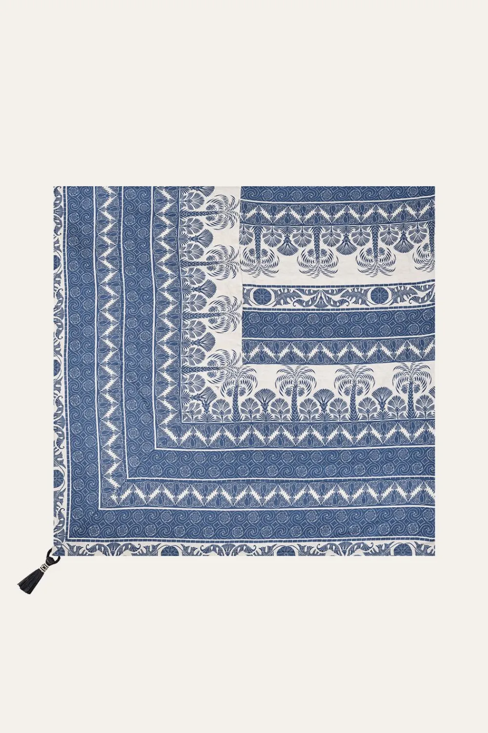 Best Nuqui Square Tablecloth In Blue Table Linens