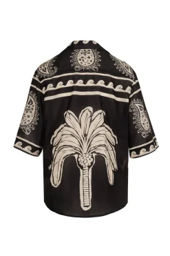 Online Paisley Situation Shirt In Black Tops