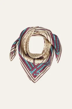 Outlet Palmas Canas Mini Scarf In Magenta Shawls
