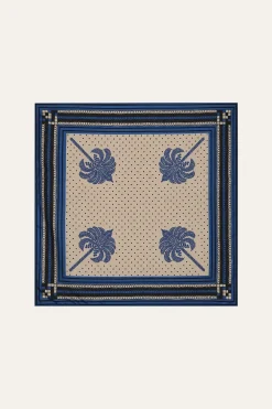 Best Palmas Canas Scarf In Navy Shawls