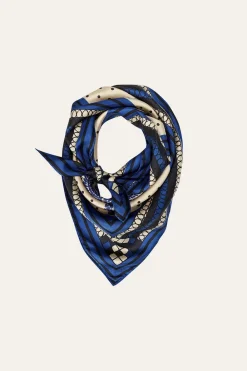 Best Palmas Canas Scarf In Navy Shawls
