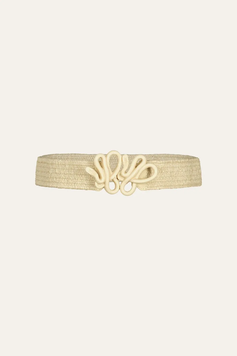Sale Rhythmic Ripple Belt In Ecru Belts