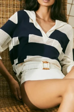 Outlet Rio Mara Top In Navy Tops