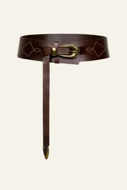 Rodeo Revelry Belt In Chocolate Belts