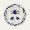 Saimiri Dessert Plate In Blue Set Of 2 Dinnerware