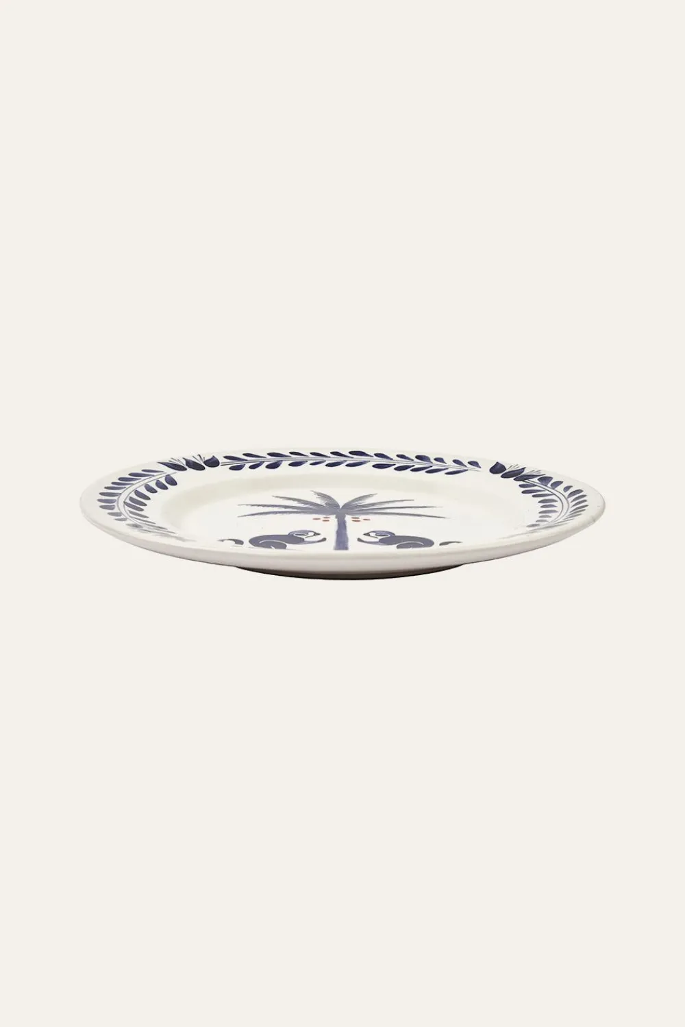 Saimiri Dessert Plate In Blue Set Of 2 Dinnerware