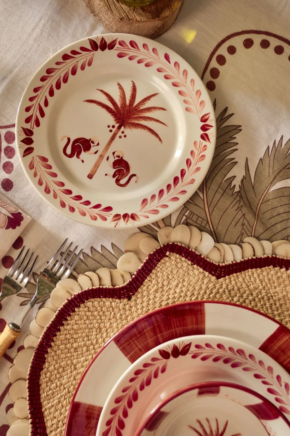 Clearance Saimiri Dessert Plate In Magenta Set Of 2 Trending Now
