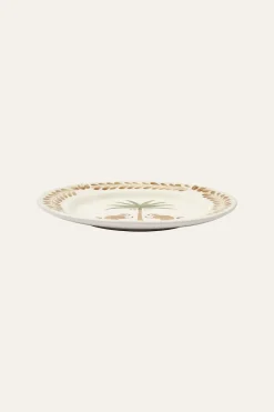 Discount Saimiri Dessert Plate In Mustard Set Of 2 Dinnerware