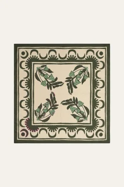 Outlet Secret Life Of Funghi Cloth Napkins In Green Set Of 4 Table Linens