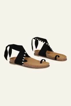Clearance Song Leader Sandals In Black Shoes
