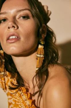 New Sortilegio Earrings In Golden Sand Jewelry