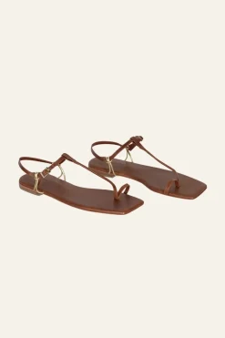 Sun Downer Sandals In Brown Shoes