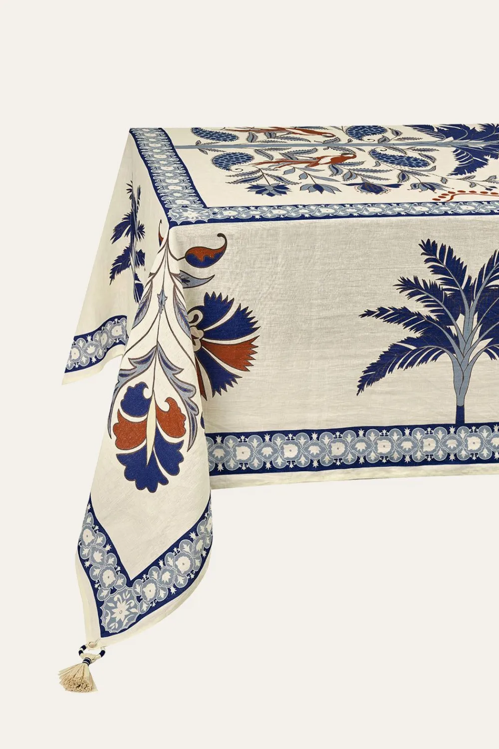 Online Suzani Amazonico Rectangular Tablecloth In Blue Trending Now
