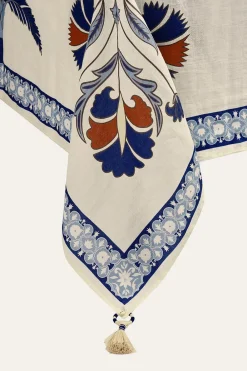Online Suzani Amazonico Rectangular Tablecloth In Blue Trending Now