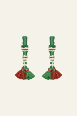 Hot Swahili Earrings In Jade Jewelry