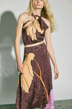 Discount Symphony Of Leaves Skirt Bottoms