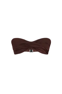 Hot Tangarana Bikini Top In Chocolate Swimwear