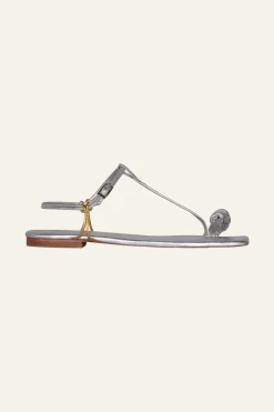 Hot Tone Poem Flats In Silver Shoes